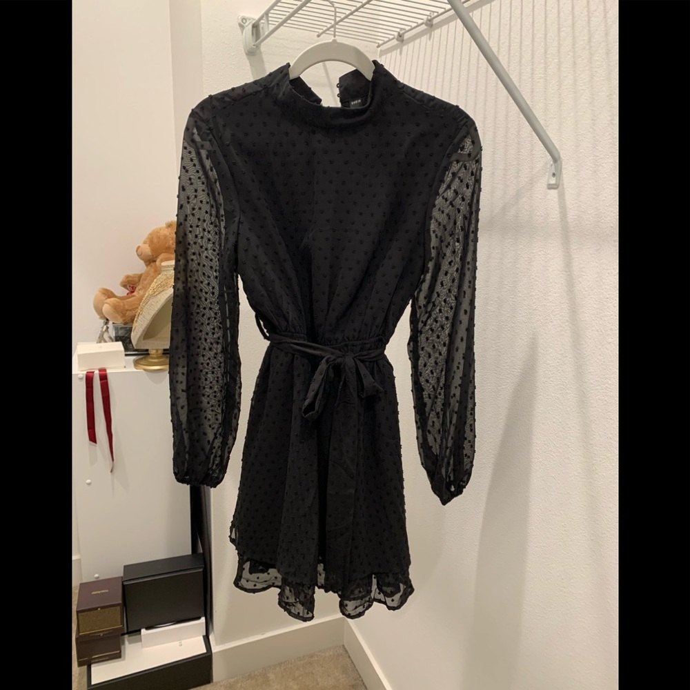 Black shein dress size 4